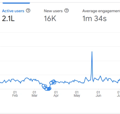 seo results for our client